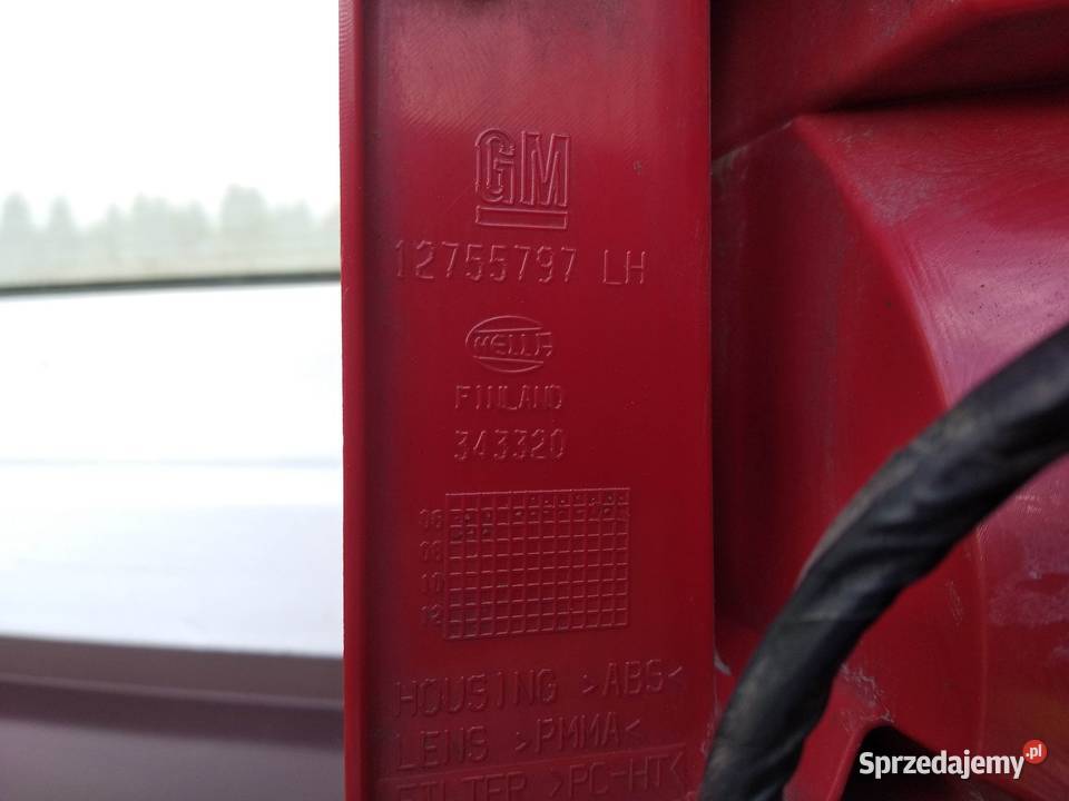 Saab 95 kombi lampa tył tylna lewa w błotnik Sieradz