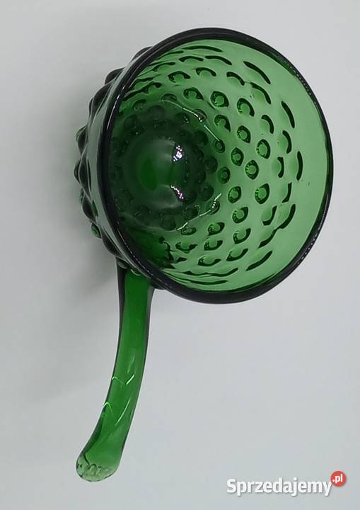 Murano patera szmaragdowe grube szkło Wrocław