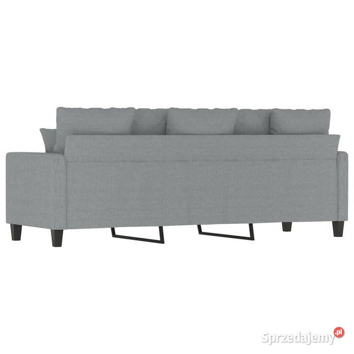 Sofa 3osobowa jasnoszara 180 tapicerowana Warszawa