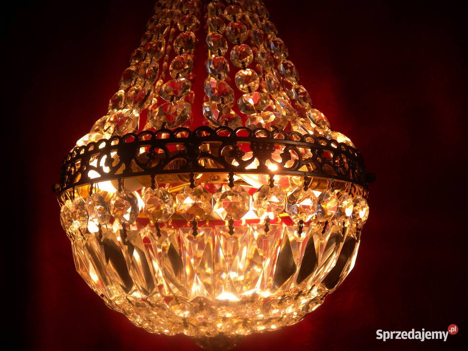 Żyrandol kryształowy Maria Theresa gruszka Oświetlenie Katowice