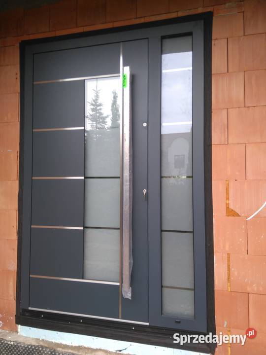 Drzwi Zewnętrzne Wejściowe Drewniane INOX Ełk