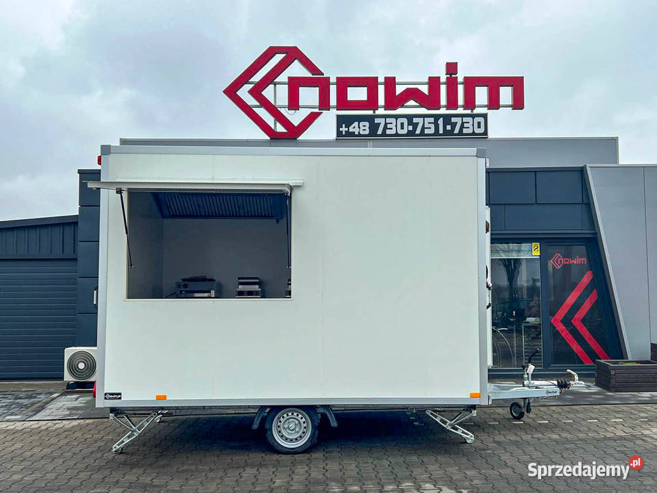 Przyczepa gastronomiczna do gofrów naleśników 35 Kotlin
