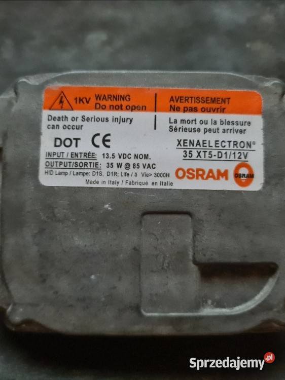 Skoda Octavia 2 Osram Przetwornica Xenon 35 osobowe