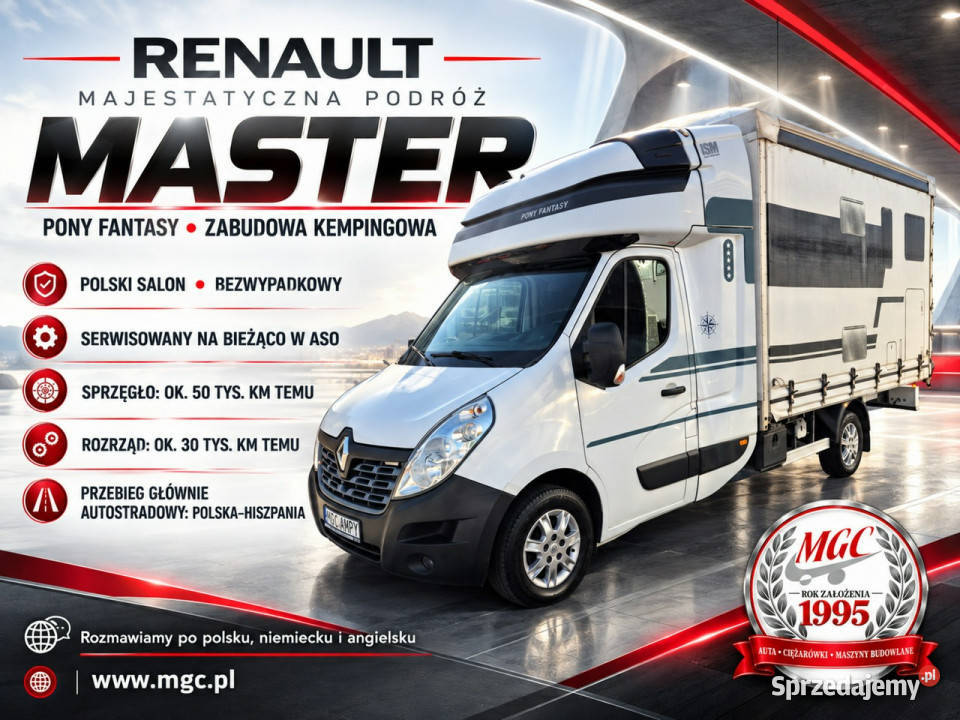Renault Master Renault Master 23 DCi 170 PONY pełny VAT Łaziska Górne