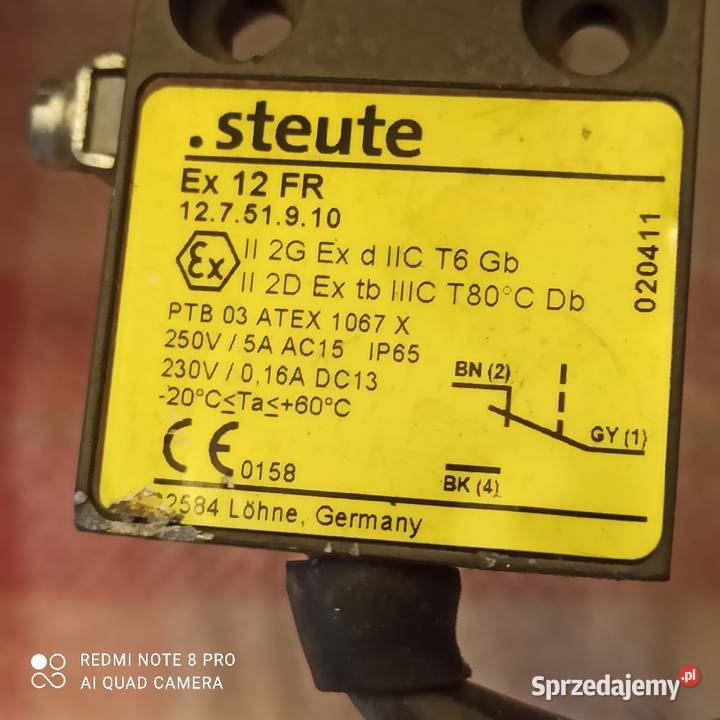 Elektryczny siłownik zaworu EXRun Nowy Tomyśl
