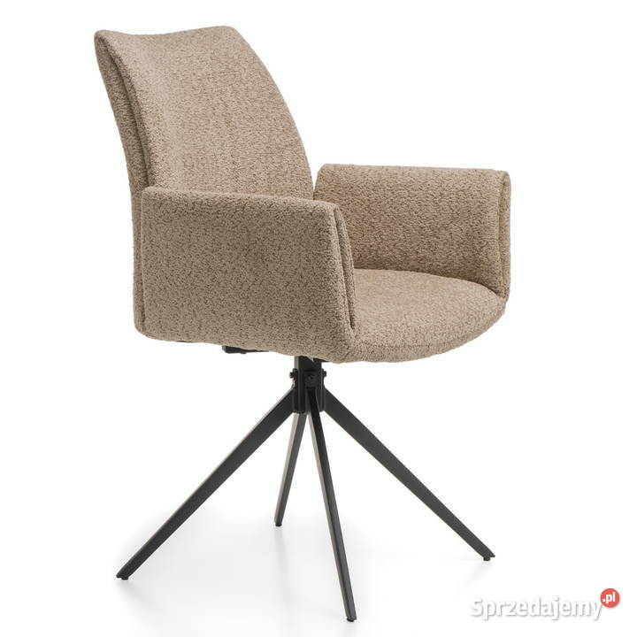 Ciemnobeżowe Krzesło Prato Boucle Wysyłka 24H 89cm Tarchały Małe