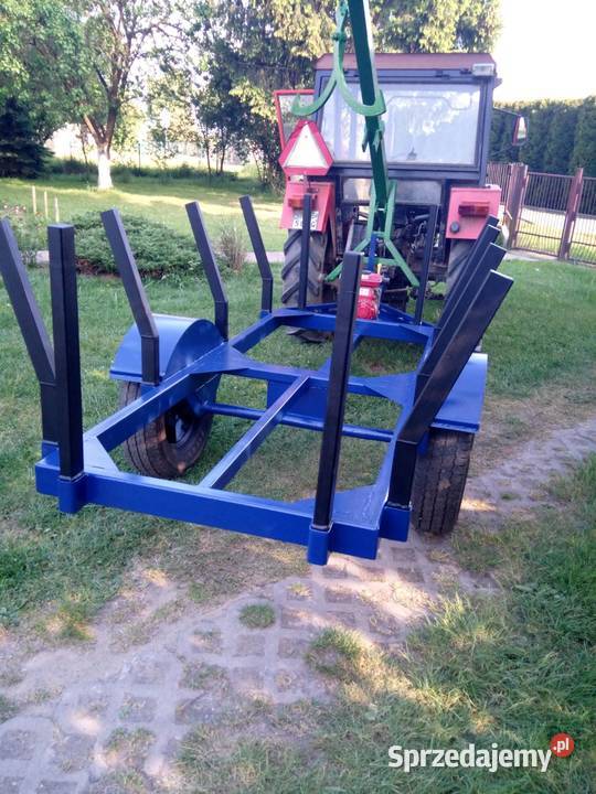 Przyczepka na dwa mazuzery i na drzewo do lasu 3 podkarpackie Pustków