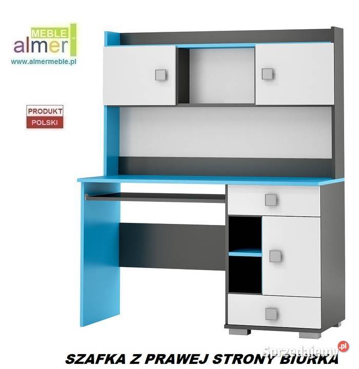 BLUE Y34 biurko 130x55 w160 Meble podkarpackie