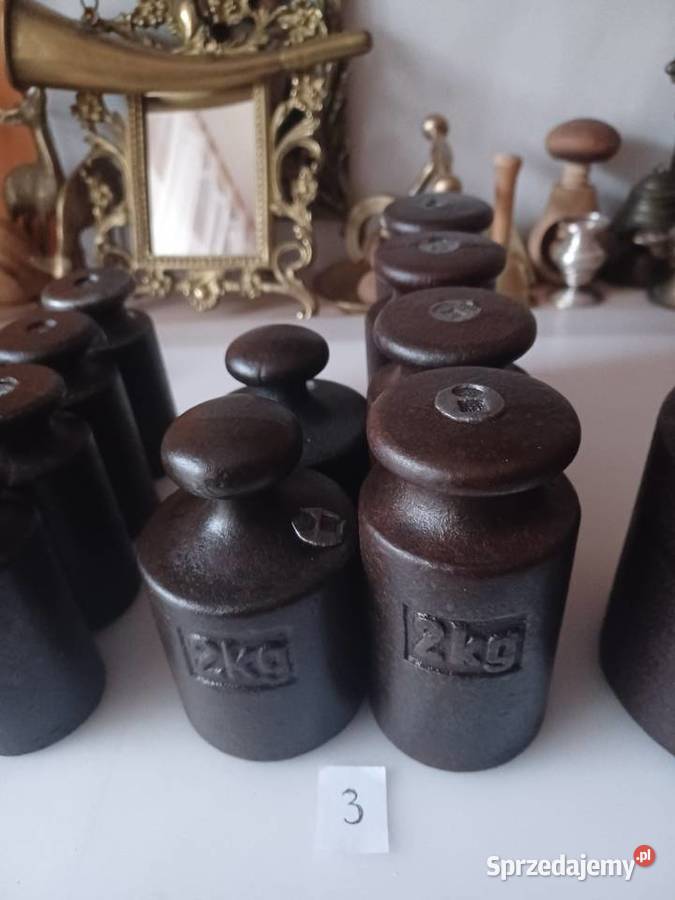 Stare metalowe odważniki Poznań