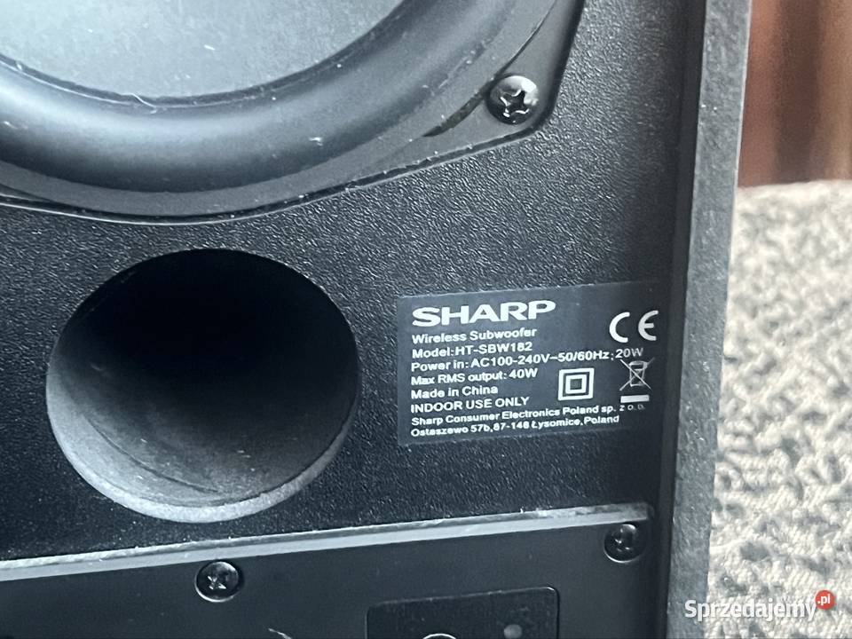 Soundbar Sharp lubuskie Żary sprzedam