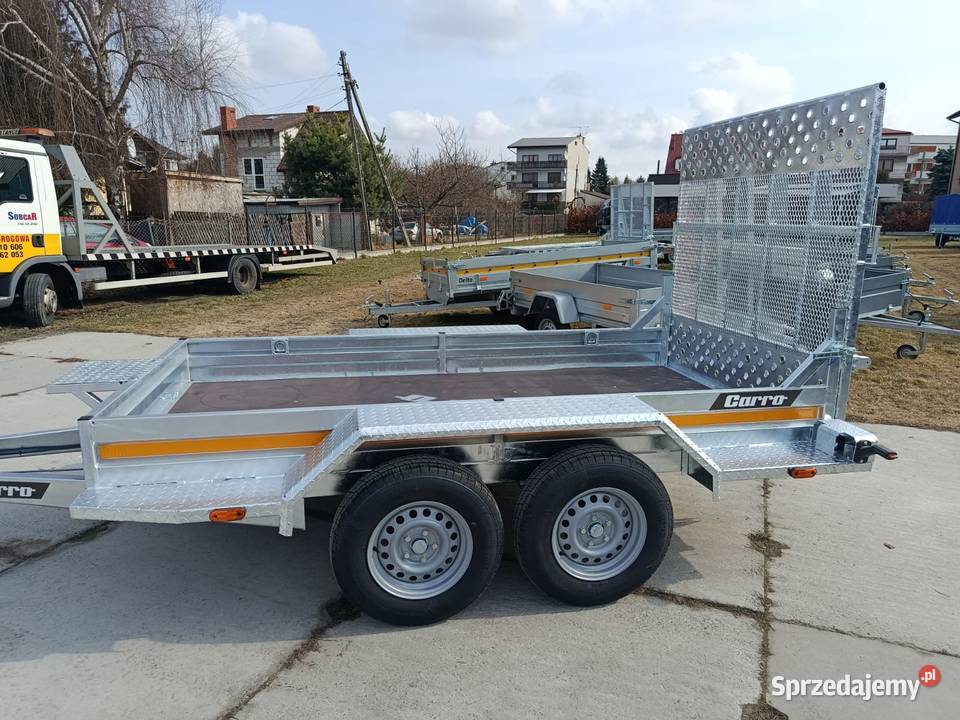 Przyczepa pod minikoparkę sprzęt budowlany CARRO Lublin