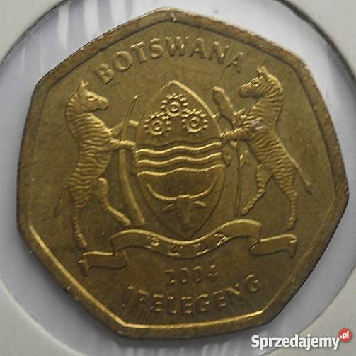 BOTSWANA2 PULA2004 r NOSOROŻEC mazowieckie