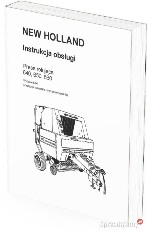 Instrukcja obsługi TM 150 TM150 NH TM 165 TM165 Szamotuły sprzedam