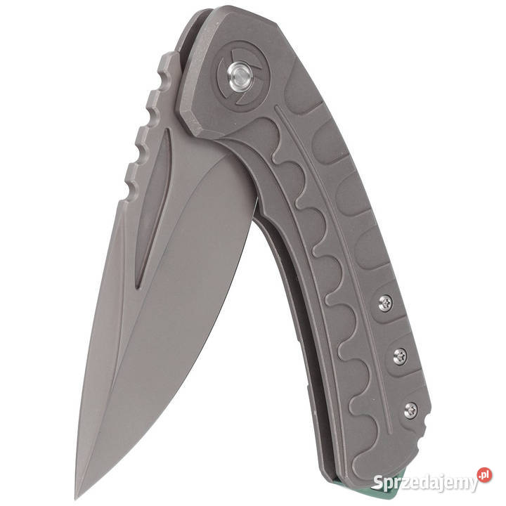 Nóż składany Bestech Buwaya Grey Titanium Dark