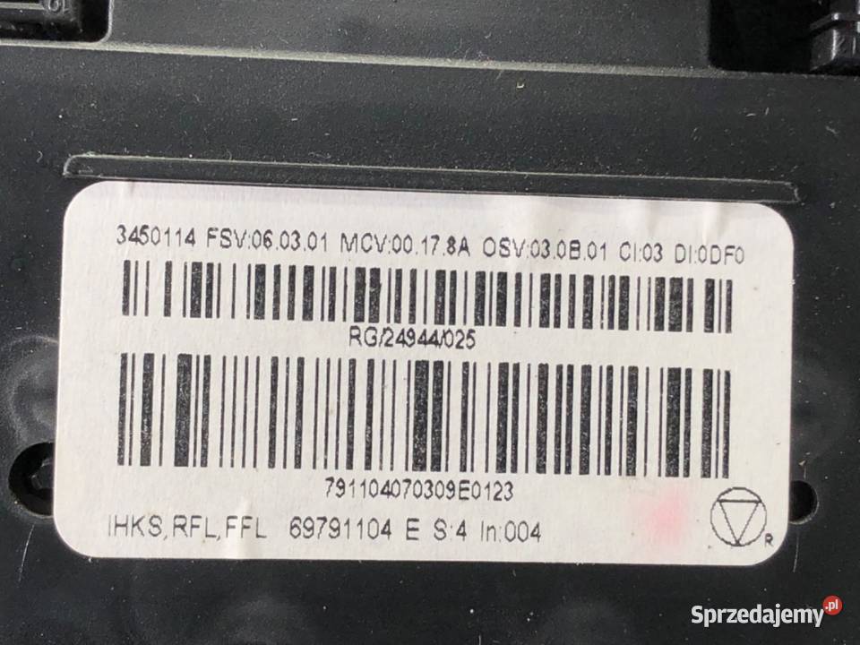 PANEL STEROWANIA NAWIEWU MINI R56 3450114