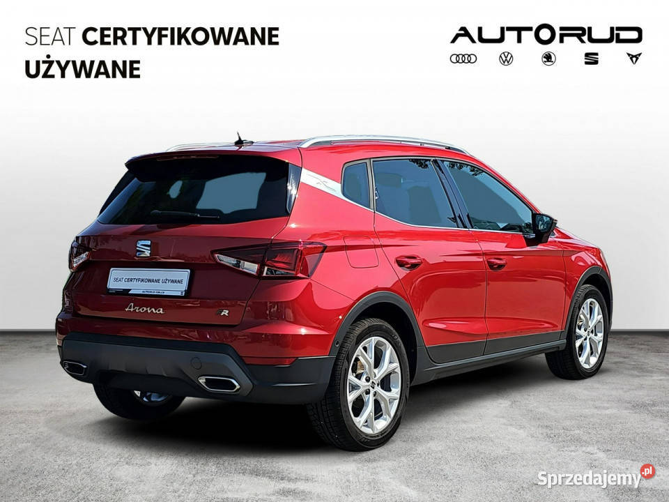 Seat Arona 10TSI 115 DSG FR 2024 1WŁ SalonPL wielofunkcyjna kierownica Arona Motoryzacja Kielce