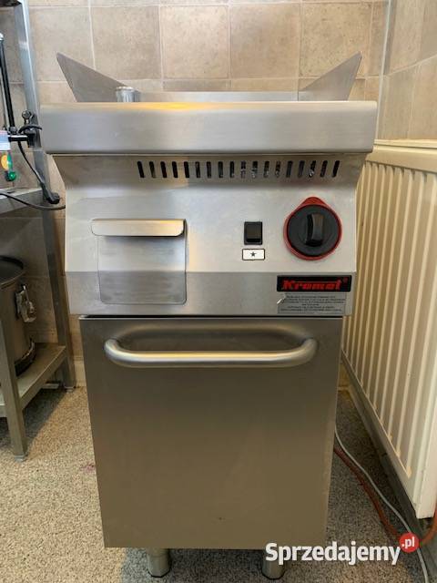 Płyta grillowa gazowa gładka Kromet 700PBG400GC Biznes i Przemysł Nowy Sącz