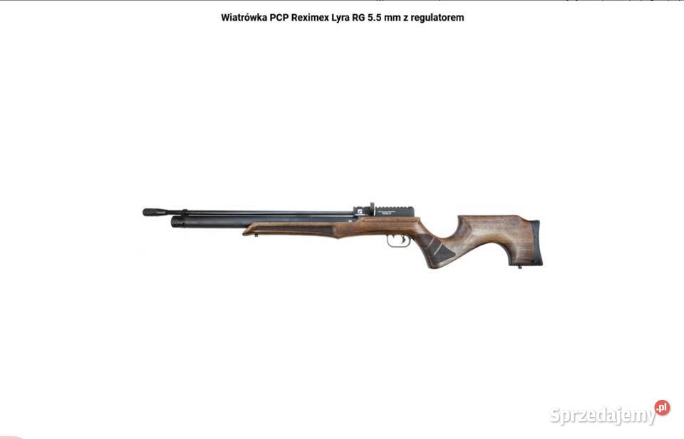 Wiatrówka PCP Reximex Lyra RG 55 mm z Trzcianka