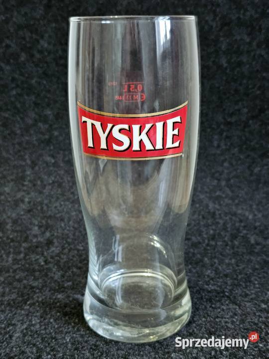 szklanka pokal kufel na piwo Tyskie pojemność 05