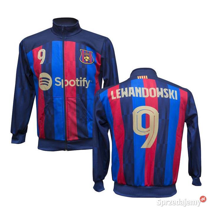 ROZPINANA BLUZA LEWANDOWSKI 9 BARCA PREZENT