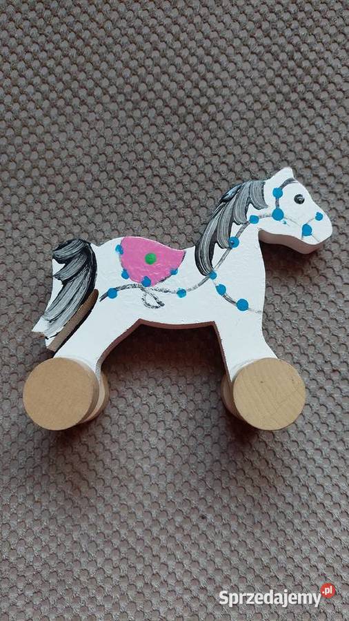 konik drewniany malowany Kraków