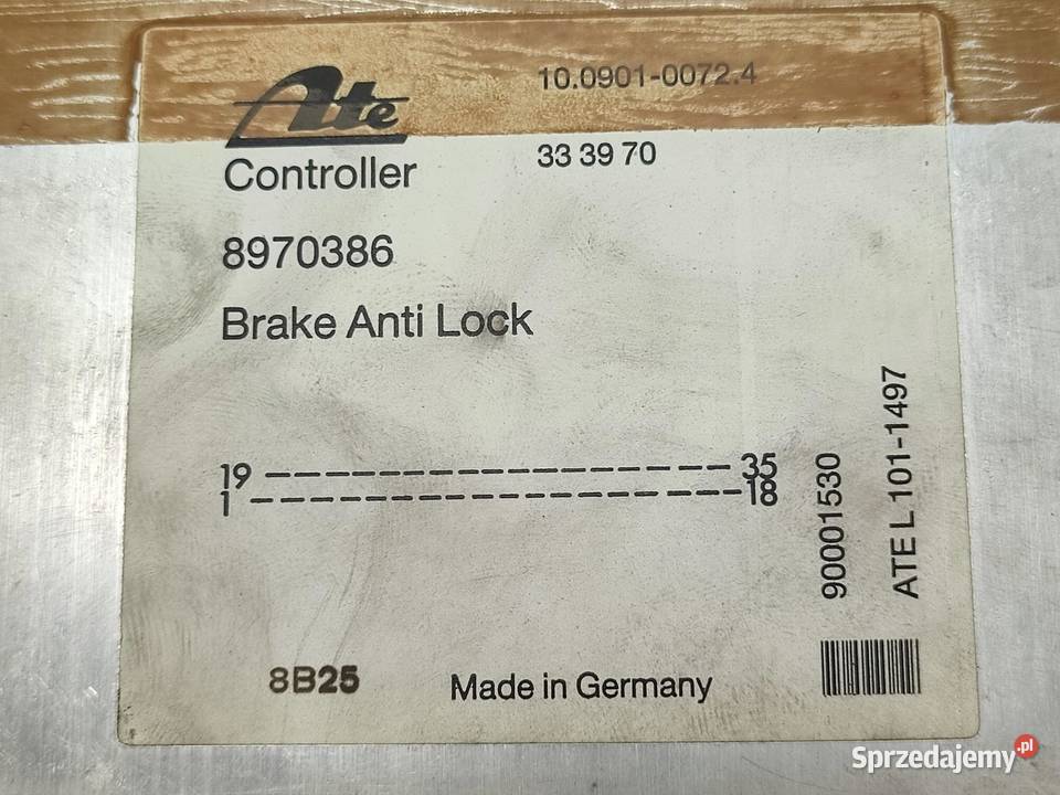 STEROWNIK ABS SAAB 9000 1988 8970386 10090100724