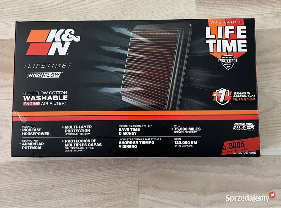 KN Filters 333005 Filtr powietrza Kórnik