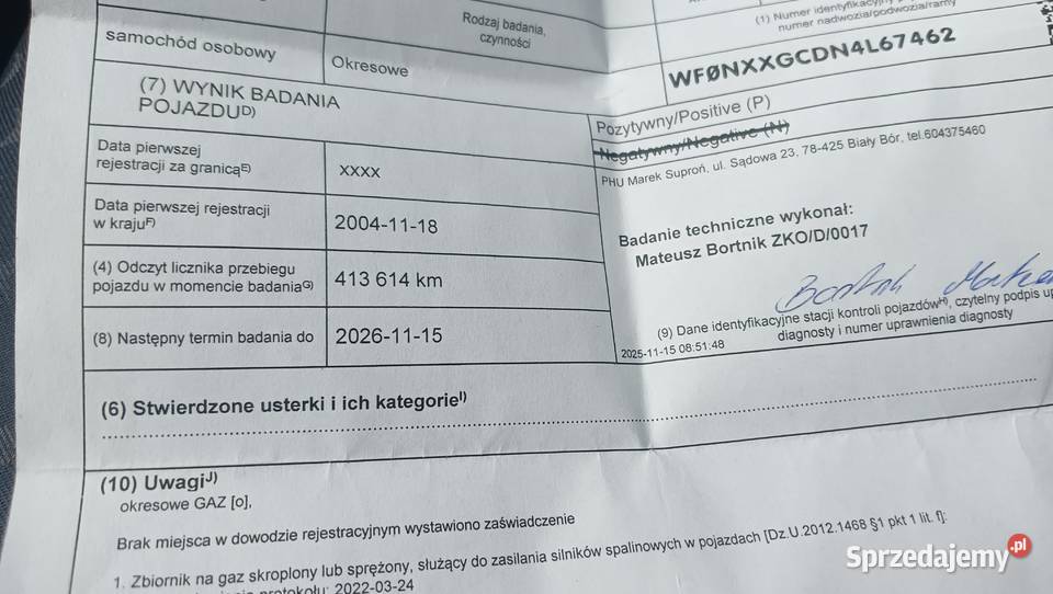 Sprzedam Ford Fokus MK1 kombi benzyna+LPG Grzmiąca