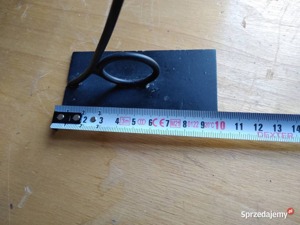 Stary stalowy kuty świecznik PRL starszy Dąbrowa Górnicza sprzedam