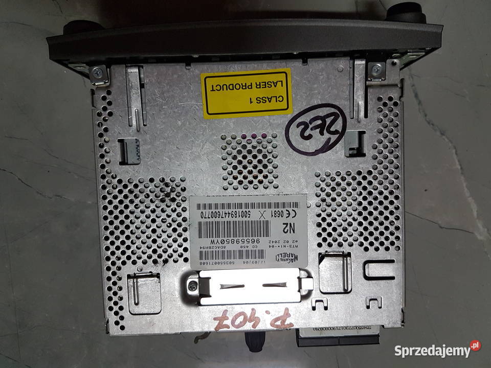 PEUGEOT 407 RADIO CD NAWIGACJA RT3 CD450 Turek