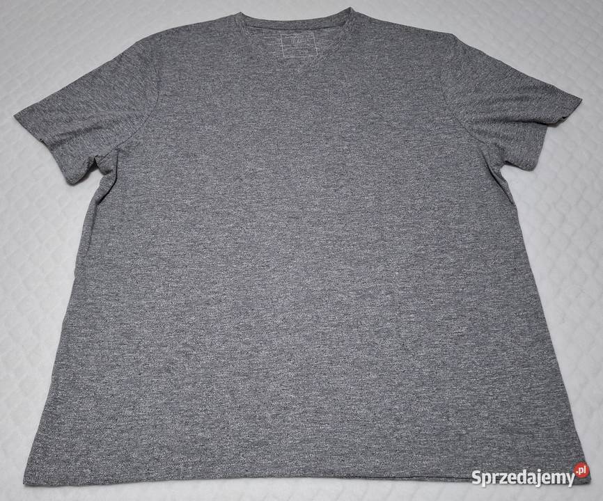 Koszulka krótki rękaw Tshirt FF XL szary melanż Odzież i bielizna męska