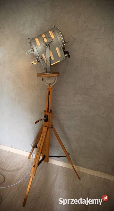 Lampa loft Vintage PRL teatralno filmowa Poznań