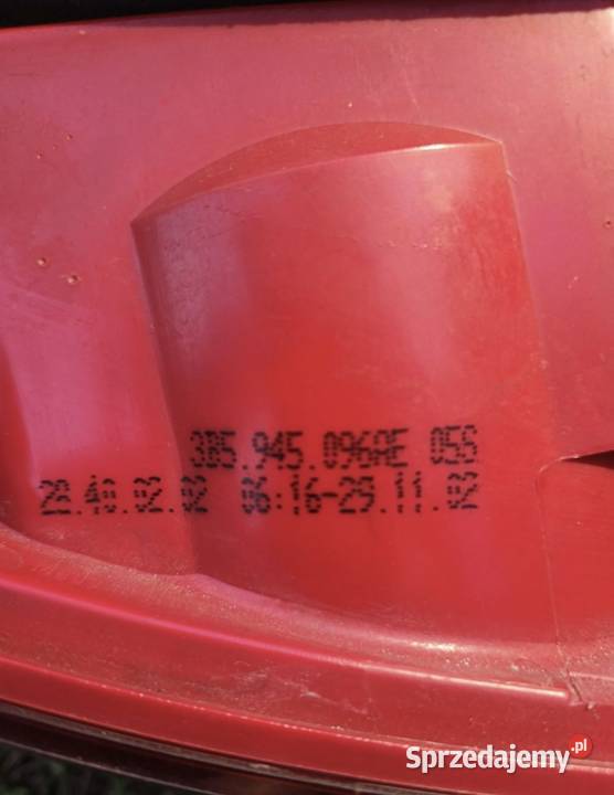 Lampa tylna prawa VW Passat B5 3B5945096AE Lampy tylne świętokrzyskie Skarżysko-Kamienna sprzedam