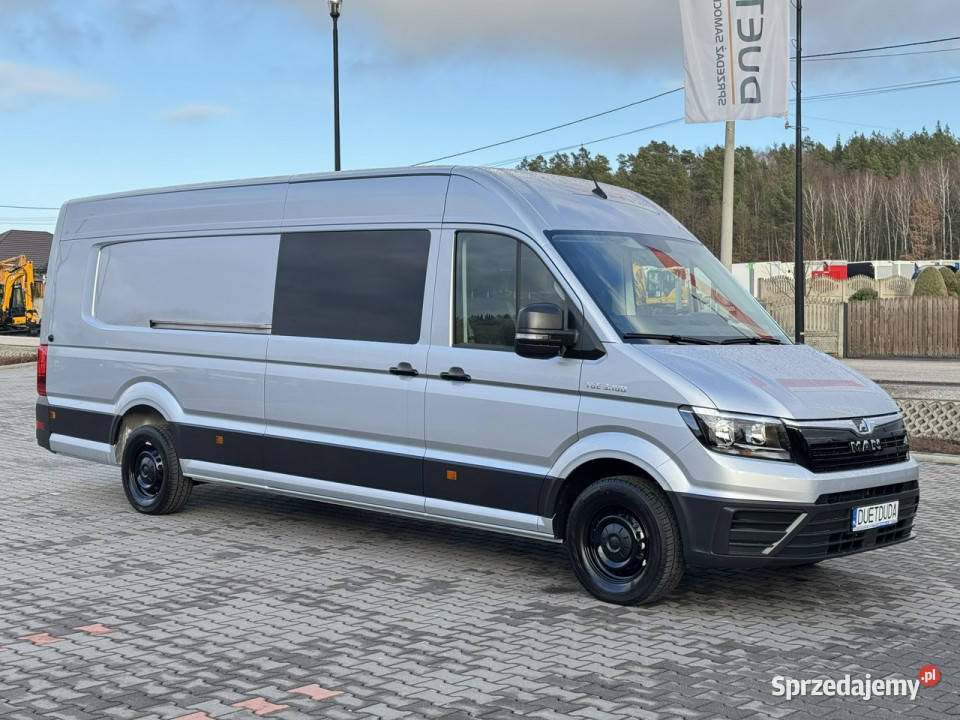 Man TGE 3180 Doka 7OSÓB Brygadówka LONG L5H3 nieuszkodzony Widełki