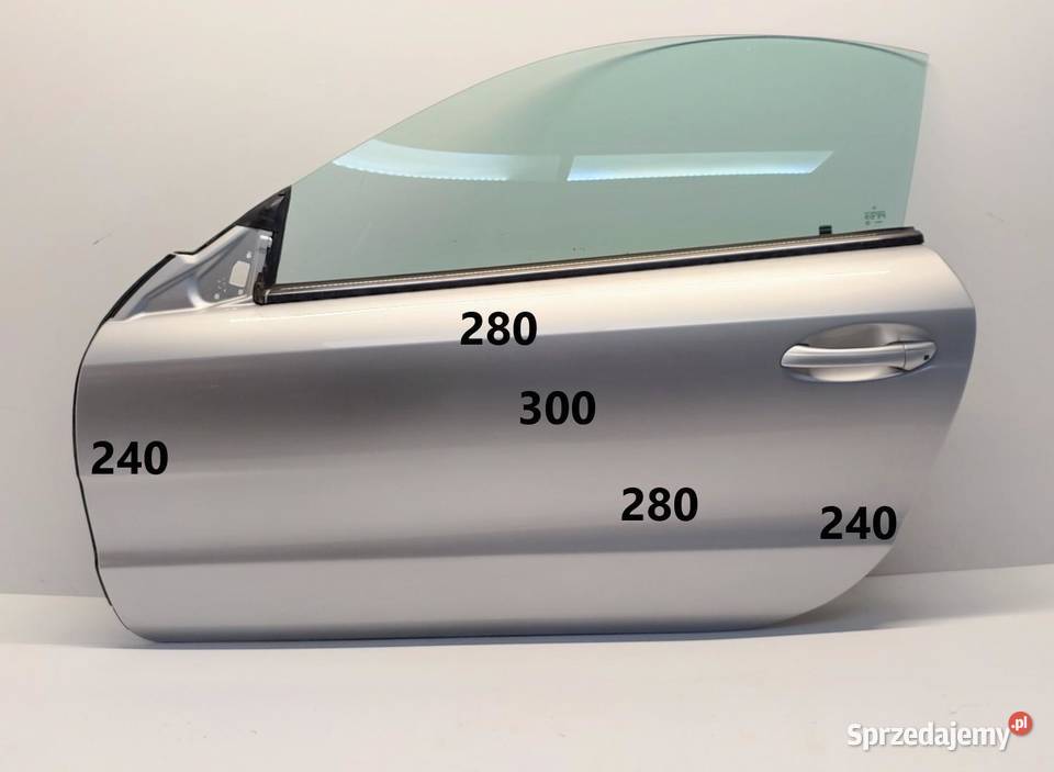 MERCEDES SL R230 DRZWI LEWY PRZÓD 744 osobowe