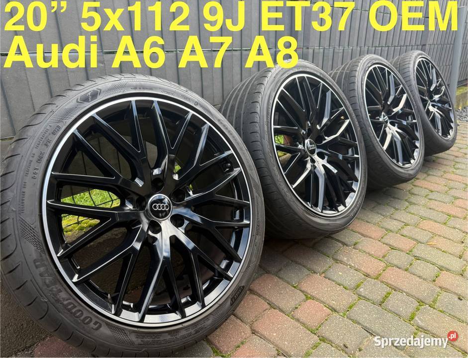 20 Audi A6 A7 A8 oryginalne felgi koła komplet wielkopolskie Lubasz