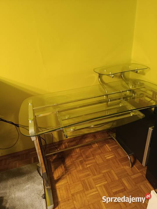 Sprzedam szklane biurko komputerowe Meble Wrocław sprzedam