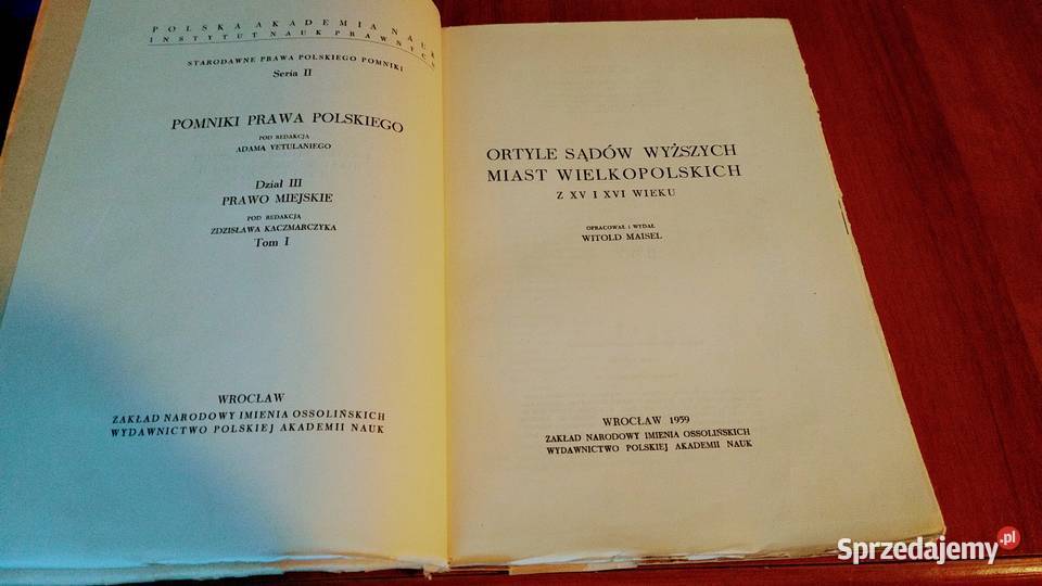 Ortyle sądów wyższych miast wielkopolskich z XV