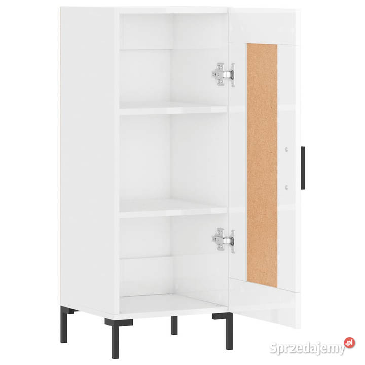 Szafka biała połysk 345x34x90 materiał