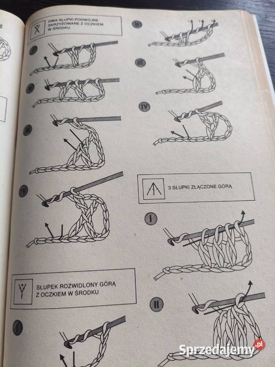 Książka sploty szydełkowe Dębica