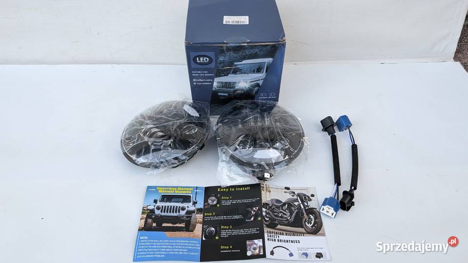 Lampa przednia LED Wrangler SUVy motor 2