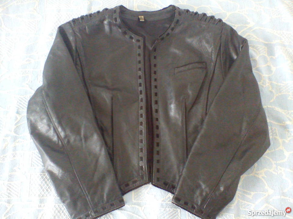 Kurtka bolerko skóra naturalna czarny Kurtki i płaszcze Kraków