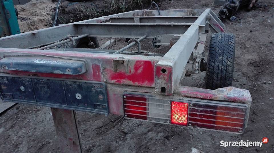Przyczepa lawetka na motor 25 na 15 rama resory Pozostałe Suskowola