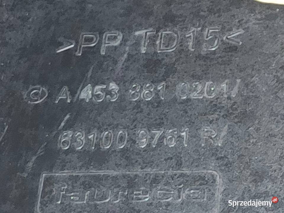 Błotnik Prawy Przód Smart 453 Fortwo 20142024 Pleszew sprzedam