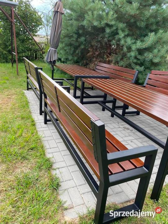 Ławki ogrodowe zestaw stolik ogrodowy komplet Gliwice