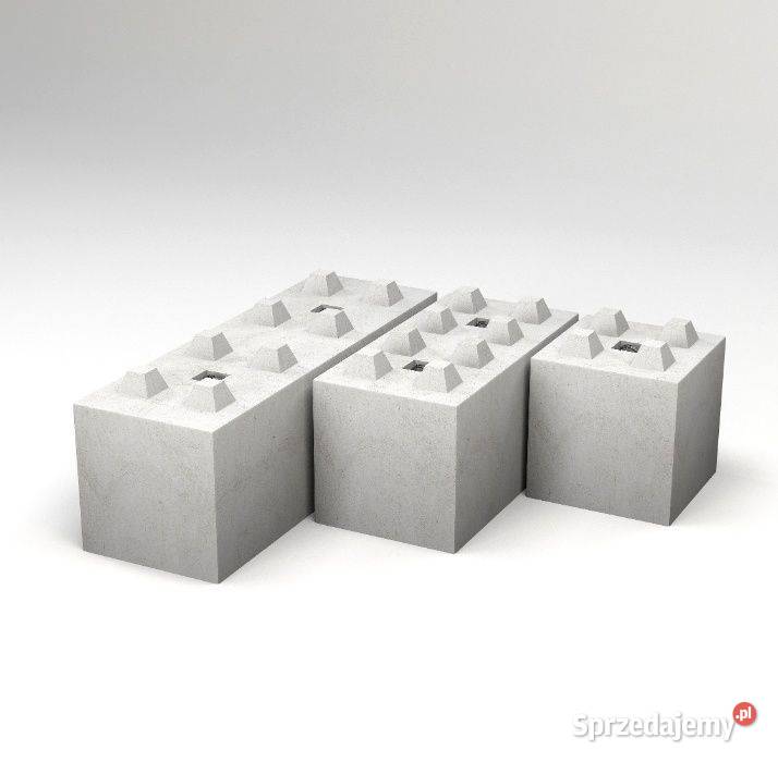 Blok betonowy typ 60 bloki betonowe mury oporowe Mińsk Mazowiecki