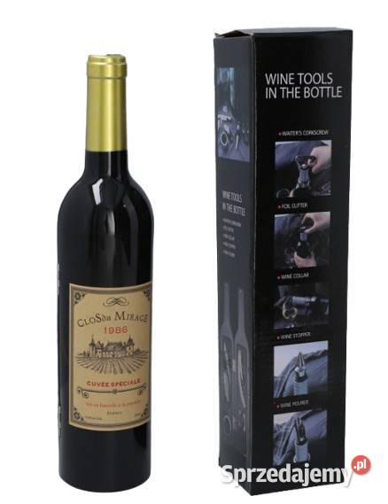 Zestaw do Wina w Kształcie Butelki Akcesoria do Ostrowy nad Okszą sprzedam