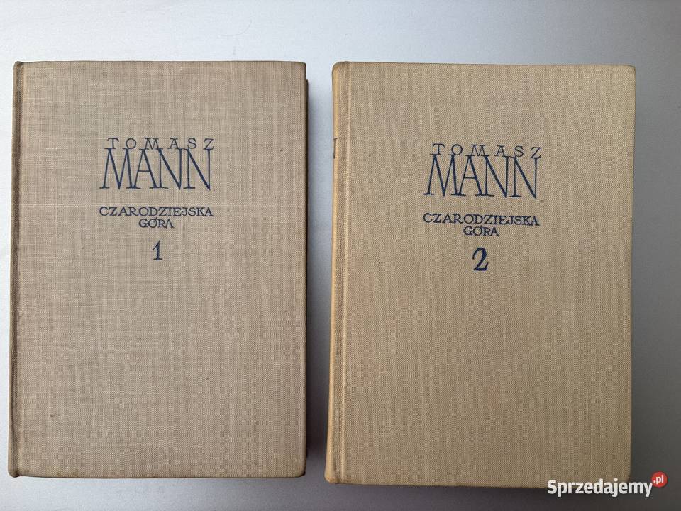 Czarodziejska góra Tomasz Mann t1 i t2 Rok wydania 1965 Białobrzegi