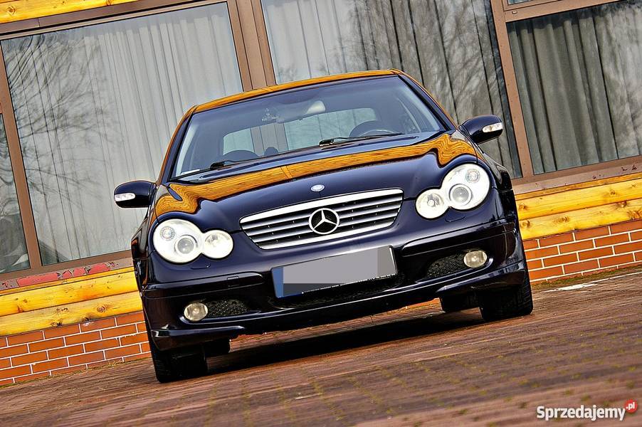 Mercedes Benz Klasa C 200 COUPE LPG Bezwypadkowy CD