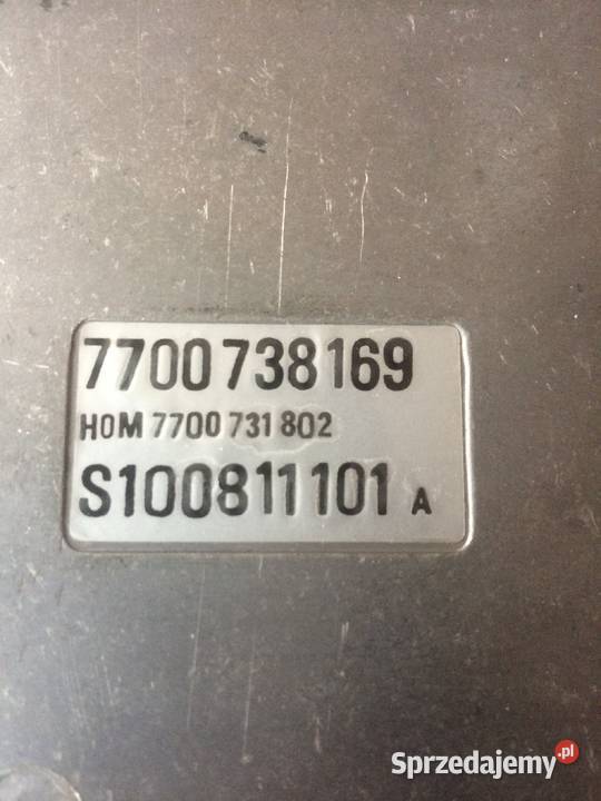 KOMPUTER RENAULT 21 RENIX 7700738169 H0M